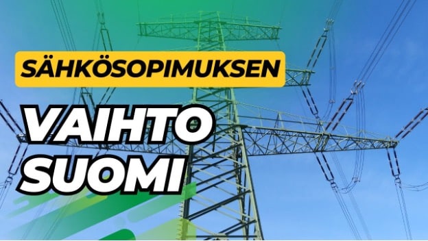 Onko sähköyhtiön sopimuksen vaihtaminen Suomessa helppoa?